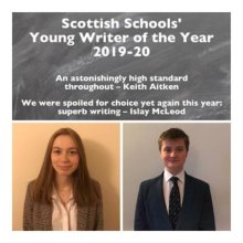 SCOTTISH YOUNG WRITERS' SUCCESS FOR PUPILS